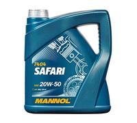 Mannol Olio Motore 20W-50 Safari Api Sn / CH-4 4 Litro Auto D'Epoca Oldtimer