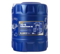 20 (1x20) Litro Mannol TO-4 SAE 10W Olio per Ingranaggi Caterpillar TO-4,Komatsu