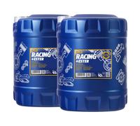 Mannol Racing + Ester 10W-60 Olio, Acea A3/B4 , Api Sn / CH-4, 2x10 Litro