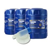 MANNOL Racing+ Ester Olio Motore Semisintetico 10W-60 ACEA A3/B4 3x20 L