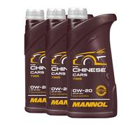 Mannol SAE 0W-20 Per Cinese Cars Olio, Byd , Api Sp, Ilsac GF-6A, 3x1 Litro
