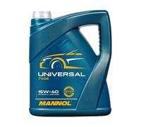 Mannol SAE 15W-40 Universale Olio Motore, Api Sn CH4, 5 Litri