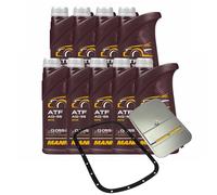 MANNOL Set Filtro Olio Cambio Automatico ATF AG55 9 Litri Per BMW Serie 3