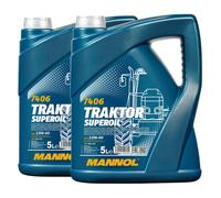 Mannol Trattore Superoil SAE 15W-40 Api Sg, Api CD, 2x5 Litro