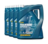 Mannol Trattore Superoil SAE 15W-40 Api Sg, Api CD, 4x5 Litro