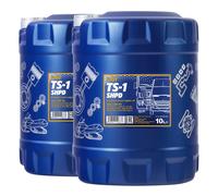 MANNOL TS-1 SHPD 15W-40 Olio Motore Semisintetico ACEA E7 A3/B4 2x10 L