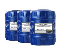 MANNOL TS-18 15W-40 Olio Motore Semi Sintetico, ACEA E11/E8, API CK-4, 3x20 L