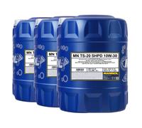 20 Litro Mannol TS-20 Fatt 10W-30 Olio Motore IN Esecuzione Leggero