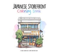 Manny Books Publishing Japanese Storefront Coloring Book (Tascabile)