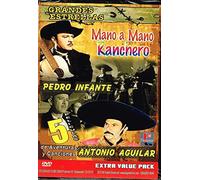 MANO A MANO RANCHERO "6 PELICULAS" PEDRO INFANTE [UN RINCON CERCA DEL CIELO & AHORA SOY RICO]& ANTONIO AGUILAR [EL