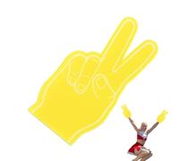 Mano con dita in schiuma, accessorio per cheerleader, atletica leggera, eventi sportivi, giochi, per tutte le occasioni, fan dello spirito di , numero 1, grande guanto per feste
