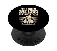 Mano del Signore Atti 11:21 - Potente fede cristiana PopSockets PopGrip Adesivo