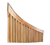 Mano destra sinistra 15 tubi naturale Pan Flauto G Per Panpipe con custodia morbida Folk Woodwind Musical Instrume