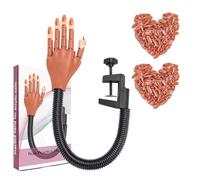 Mano di esercizio per nail art professionale utensili manuali per nail art flessibile regolabile false mani per manicure fai da te