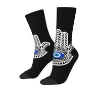 Mano Di Fatima Hamsa Buona Fortuna Malocchio Donna Uomo Calze Escursionismo Leggeri Calzini Termici Termici Calzini Sportivi Per Montagna Passeggio Camminate