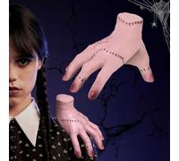 Mano di Mercoledi Addama, 1 Paio Mano Hand Mercoledì Cosa Mano per Le Decorazioni, Mano Spaventose Decorazione per Halloween Decorazioni del Festival Cosplay