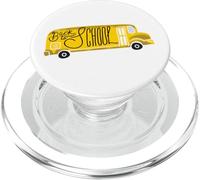 mano, disegnato, indietro, a, scuolabus PopSockets PopGrip per MagSafe