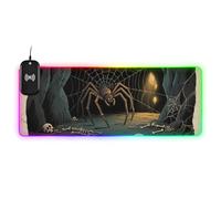 Mano Dn Ghost Halloween Wirel ricarica incandescente mouse pad per computer portatile grande viaggio 30,6 x 15,7 pollici Desktop Mousepad