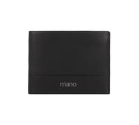 mano Don Romeo Portafoglio Protezione RFID Vera Pelle 13 cm nero