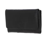 mano Donna Aurona Wallet with Zip Black