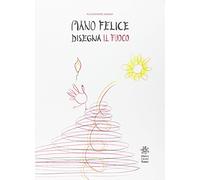 Mano felice disegna il fuoco