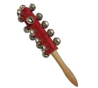 Mano Jingle Bells Sleigh Bells a mano Stick Jingle Bells Stick Jingle Bells, a mano Jingle Bells Stick Chingle Shaker Rattles Musical Bell Instruments Red