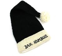 Mano Maglia Lana Cappello di Natale Babbo Elfo Bah Humbug Cattivo Carino List