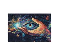 Mano Occhi Psichedelico Piecing Puzzle per Adulti Brain Teasing Divertente e perfetto Wall Art Divertente Giochi di Cervello I migliori regali per la tua famiglia Puzzle per adulti 1000 pezzi