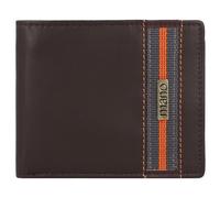mano Portafoglio in pelle RFID Don Leonardo 11,5 cm marrone