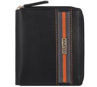 mano Portamonete 'Don Leonardo' blu colomba / arancione / nero Donna mano XS-XL blu colomba / arancione / nero