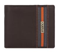 mano Portamonete 'Don Leonardo' marrone scuro / grigio / arancione Uomo mano XS-XXL