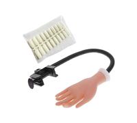 Mano pratica per nail art Migliora le tue tecniche con questo modello flessibile per addestramento delle unghie per uso domestico