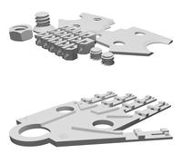 Mano Protesica Alchemist Stampata 3D - Modello Meccanico Dazu Huike