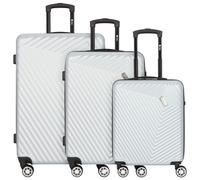mano Set di valigie 'Don Carlo' nero / argento Donna mano One Size
