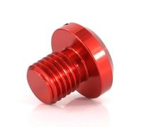 Mano sinistro inverso M10X1 25 VITE SPECCHIO FILLE FEMILE ANTI CLETTURA compatibile con moto Scrambler X300 X250 e modelli di bici GW250(Red)