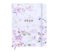 MANOA® Agenda 2025 "JAZMIN" Giorno per Pagina - Misure (A5+) 20 x 23 cm - 364 Pagine - Include divisori mensili