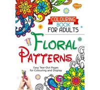 Manoj Publications Editorial B Colouring Book for Adults Floral Patt (Tascabile)