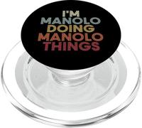 Manolo Name Manolo Personalized Name First Given PopSockets PopGrip per MagSafe
