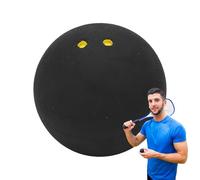 Manolyee Palline Da Squash,Palla Sportiva ad Alto Rimbalzo con Doppio Punto Giallo - Attrezzatura Portatile Allenamento Per Principianti Sport In Campo