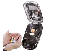 Manolyee Taglia Compresse - Tagliatore Per Compresse Piccole E Grandi - Portapillole Organizzato con Contenitore per Viaggio Borse Quotidiane Anziani Animali Domestici