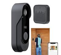 Manolyee Videocitofono,Campanello Wireless Sicurezza con Rilevamento di Movimento - Dialogo Bidirezionale con Sensore di Movimento per Interni ed Esterni Avvisi Visitatori Lavoro da Remoto