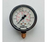 Manometro 0-12 bar a bagno di glicerina attacco laterale