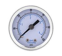 Manometro 0-60Psi 0-4bar 1/8" BSPT, Manometro Multiuso 40mm Dia Manometro Gas Acqua Tester di Pressione Olio Piezometro
