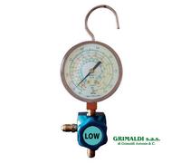 MANOMETRO 1 VIA BASSA PRESSIONE PER GAS REFRIGERANTE R410A E R32
