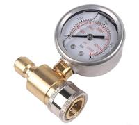 Manometro, 3/8 di pollice Quick Connect antiurto 5000PSI per attrezzatura idropulitrice ad alta pressione Hot-Selling