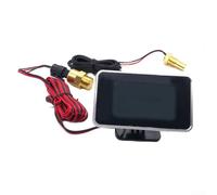 Manometro 4 in 1 per auto, pressione olio | Pressione dell'olio, tensione, acqua per la temperatura, contatore del carburante, display LCD, materiale ABS