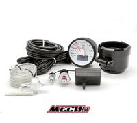 manometro 4 in 1 turbo temperatura e pressione olio 60mm bianco depo aem