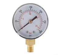 Manometro a barometro per misurare la pressione della linea dell'acqua HVAC e condizioni di vuoto (TS-Y508-300psi)