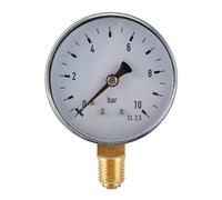 Manometro a bassa pressione 0-10 Bar 1/4 NPT Supporto inferiore per | Questo manometro fornisce letture estremamente accurate fino a 10 bar per il monitoraggio di carburante, aria