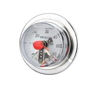 Manometro a contatto elettrico antiurto Bordo fascia assiale YNXC60ZT Ausilio magnetico 30VA Limite superiore inferiore Pressione di controllo(0-0.4Mpa)